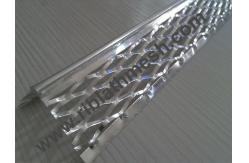 China Drywall Aluminium Angle Bead , Round Nose Metal Angle Bead With Diamond Mesh Wings supplier