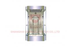 China 2000kg Observation Elevator With Square Shape Full Glass Cabin supplier