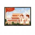 DLED Interactive Multi Touch Display 4mm Tempered Anti Glare Glass for sale