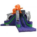 Custom Made Mega Octopus Inflatable Water Slide Pool Toboggan Pour Piscine for sale