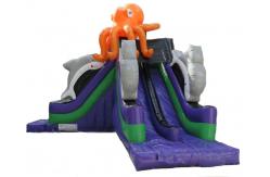 China Custom Made Mega Octopus Inflatable Water Slide Pool Toboggan Pour Piscine supplier