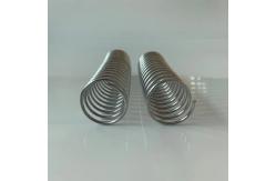 China 4:1 Pitch 2.0mm Wire Diameter Nylon Coated Spiral Binding Coils supplier