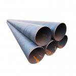 L245 L290 Black Carbon Welded Spiral Steel Pipe 2420x22mm High Strength for sale