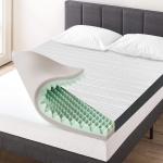 4 Inch Egg Crate Infused And Charcoal Memory Foam Topper Double Layer