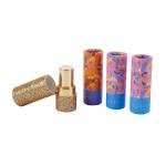 Empty Paper Lipstick Tube Inner Cup 9.6mm With Golden Mechanism