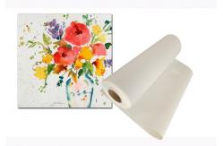 China Pigment Inkjet Polyester Matte Waterproof Canvas Roll supplier