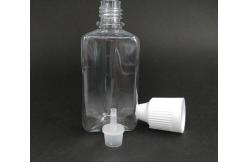 China 30ml Triangular Shape Plastic Bottle PET With Dropper Tip supplier