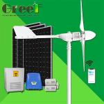 3KW Easy Residential Grid Tie On/Off-grid Solar Hybrid Wind Turbine To Generate Electricity for sale