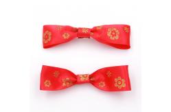 China Custom Made Satin Ribbon Hair Bows Environmentally Friendly With OEM Services supplier