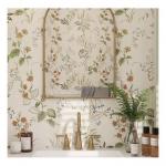 Vinyl Flower Peel And Stick Wallpaper 0.6m Floral Adhesive Contact Paper for sale
