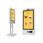 10points Capacitive Touch Self-Service Checkout Machine Kiosk for Restaurant Food Ordering and Payment for sale