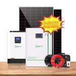 Sunpok Hybrid Solar System Kit 7kw 8kw 10kw Grid Tie On Grid Hybrid Solar Inverter for sale