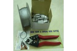 China Easy Installation Wire Rope Looping Gripper For Hanging kits supplier