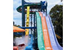 China Outdoor And Indoor Fiberglass Swimming Pool Slide Customized supplier