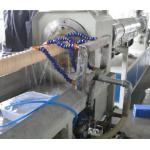 Single Screw Plastic Extrusion Line For PE Carbon Spiral Reinforcing Pipe Production for sale