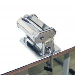 Rubber SS Dough Sheet Pasta Roller Machine Shule With Detachable Motor for sale