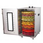 Stainless Steel 304 Rotary Industrial Fruit Dryer Machine 16 Trays for Kiwi for sale