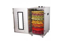 China 16 Trays Commercial Fruit Drying Machine 1.8kw Vegetable Dehydrator Machine supplier
