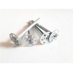 Perforated Base Metal Insulation Anchor Pins, Galvanized Insulation Wall Plugs for sale