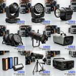Used 380W Beam Moving Head Light Professional Concert Lighting for DJ Disco Stage Party Show for sale
