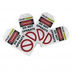 Customized Logo Plastic Safety Tag For Durable And Long Lasting Durability for sale