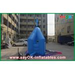 Giant Inflatable Blue Outdoor Double Inflatable Finish Arch 7mL X 4mH Cycle Race for sale