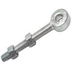 BZP  Electric Power Fittings Galvanized Mild Steel Eye Bolt for sale