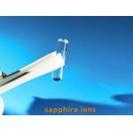 All Surface Polished Sapphire Optical Windows Crylinder Rod Lens With Plunger Stick for sale