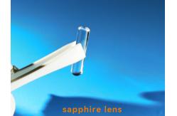 China All Surface Polished Sapphire Optical Windows Crylinder Rod Lens With Plunger Stick supplier
