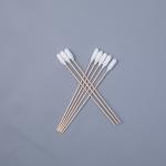 Disposal Wood Long Stick Cotton Swabs , Sterile Medicated Cotton Swabs for sale