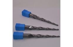 China Center Cutting Tapered End Mills For Machining supplier