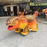 Realistic Animatronic Dinosaur Ride 1.8m With Movement / Sound Customization for sale