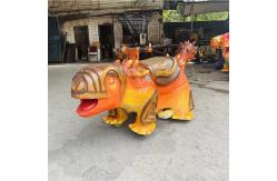 China Realistic Animatronic Dinosaur Ride 1.8m With Movement / Sound Customization supplier