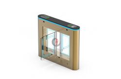 China 304SS Pedestrian Swing Turnstile Gate Passage Width 550mm supplier