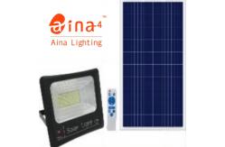China High Brightness Solar Floodlight Led 208pcs Super Large Solar Panel Remote Control 100w supplier