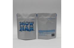 China Small Frosted Zip Lock Stand Up Pouch Packaging Mylar Bags For Weed supplier