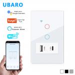 118Type Switch Socket Combination with USB and Type C Sockets for sale