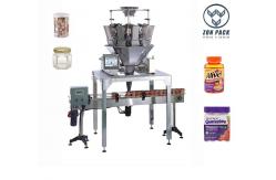 China 30 Jars / Min Automatic Plastic Glass Jar Packing Machine For Candy Snack supplier