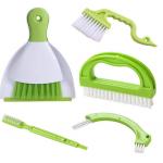14cm Ergonomic Tile Scrubber Brush Set 6pcs With Nylon Bristle for sale