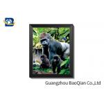 75LPI - 200LPI Plastic 3D Lenticular Pictures For Advertising / 3D Animals Images for sale