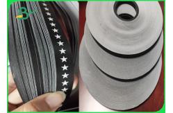 China Black Drinking Straws Five Stars Pattern Printed Straw Paper Roll Paper Material supplier