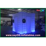 Photo Booth Decorations Cube Inflatable Wedding Photo Booth Curtains Print For Business for sale