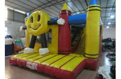China Big inflatable smiling face combo inflatable happy face crayon combos PVC inflatable combo supplier