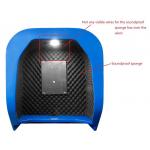 Colorful Dust Proof Acoustic Phone Booth With LED Light Fit Noisy Locations for sale