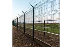 China High 1.8m 30m Roll Airport Security Fencing Europe Green Pvc Coated supplier