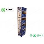 Snack Corrugated Cardboard Displays Racks , Cardboard Pop Up Display For Chocolates for sale