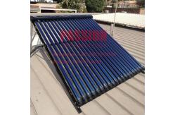 China 20tubes Heat Pipe Solar Collector 24x90mm Condensor Pressure Solar Water Heater supplier