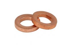 China Round Silver CNC Machined Metal Gaskets with Polishing 0.5-10mm supplier