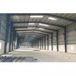 Bolt Connection Galvanized Prefabricated Steel Structures Warehouse Aws D1.1 Welding