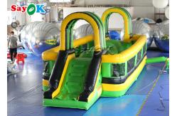 China Inflatable Obstacle Course Giant Wipeout Obstacle 10x3x2.5mH Inflatable Sports Games supplier